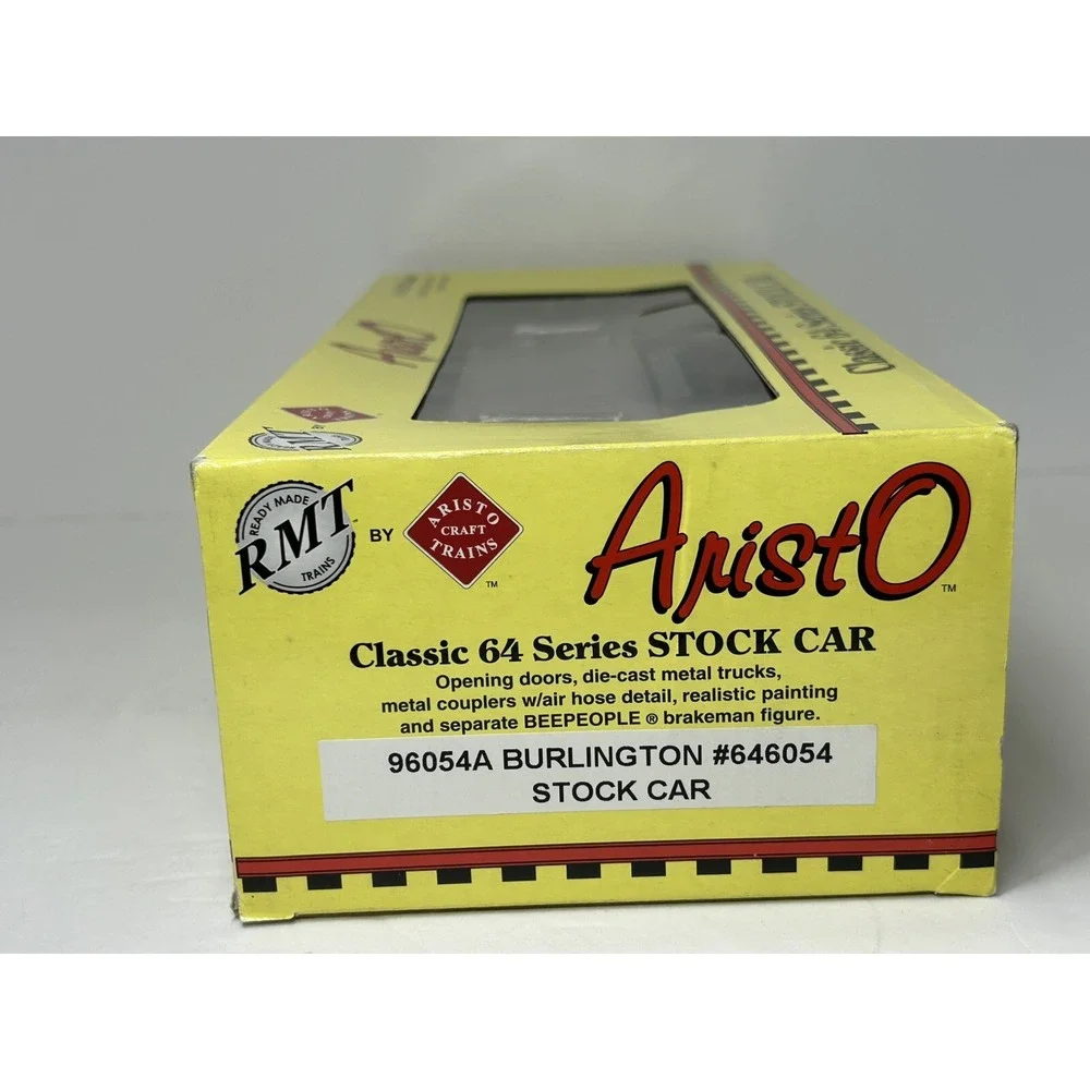 Aristo Craft Trains Classic 64 Series Chicago Burlington‎ Quincy Stock Car EUC